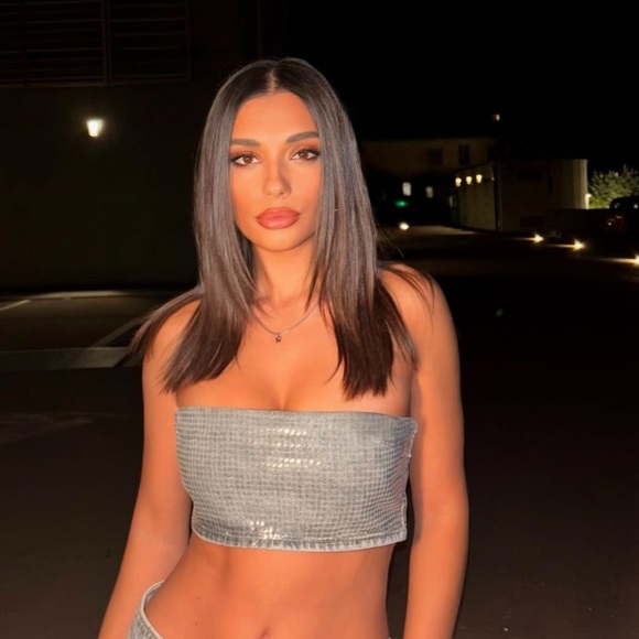 Zara Tops - NWT ZARA TRF SEQUINNED FOIL
DENIM CROP TOP SIZE M
🚨 FINAL PRICE NO ACCEPT OFFERS